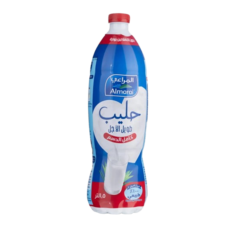 حليب كامل الدسم المراعي 1 لتر
