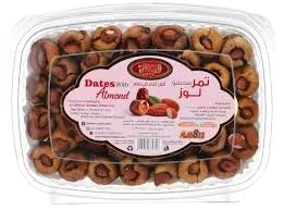 الطحان تمر باللوز مغلف